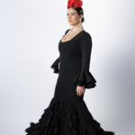 Traje de flamenca modelo Ébano