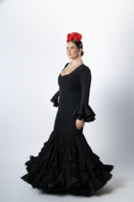 Traje de flamenca modelo Ébano