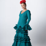 Traje de flamenca modelo Esmeralda