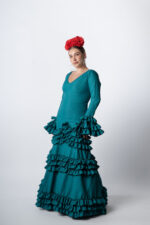 Traje de flamenca modelo Esmeralda