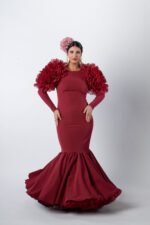 Traje de flamenca Modelo Granela de la Colección 2026 confeccionado a medida
