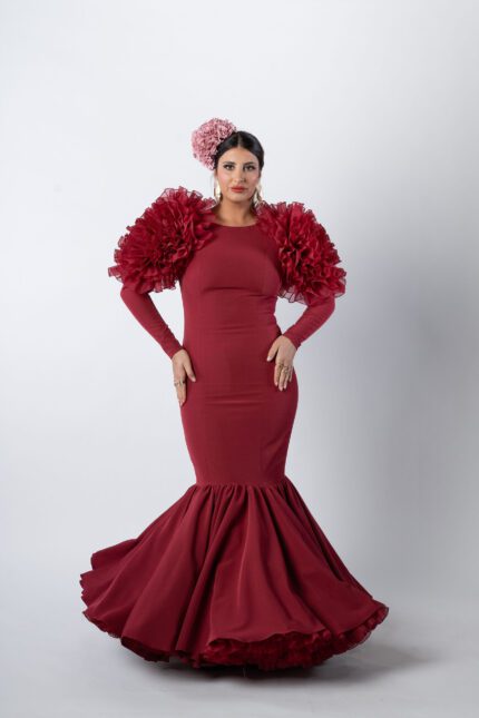 Traje de flamenca Modelo Granela de la Colección 2026 confeccionado a medida