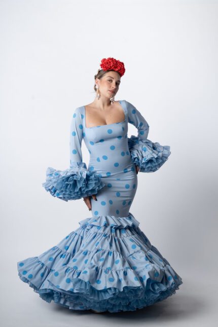 Traje de flamenca Modelo Mediterraneo Astrid Höhle