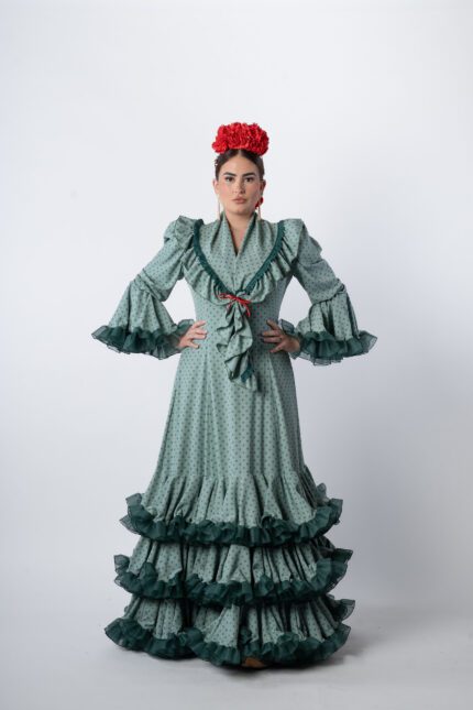 Traje de flamenca Modelo Serena