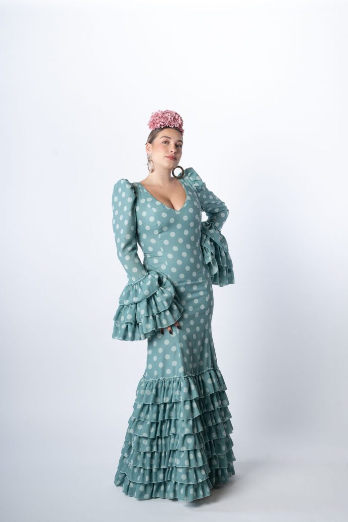 Traje de flamenca Modelo Romero - Imagen 3