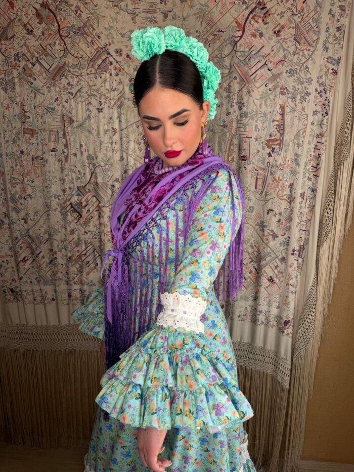 VESTIDO DE FLAMENCA MODELO PRIMAVERA - Imagen 3