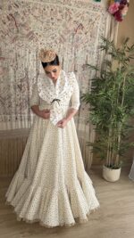 TRAJE DE FLAMENCA MODELO REINA - Imagen 3