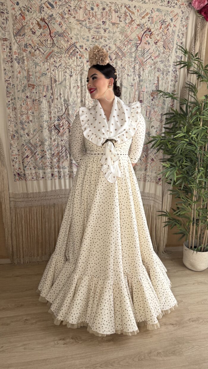 TRAJE DE FLAMENCA MODELO REINA - Imagen 2