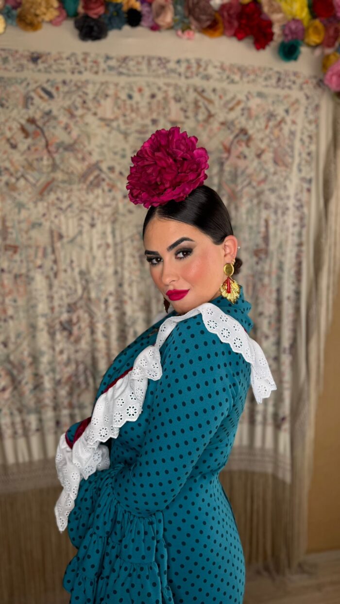 Vestido de flamenca Modelo Retama - Imagen 8