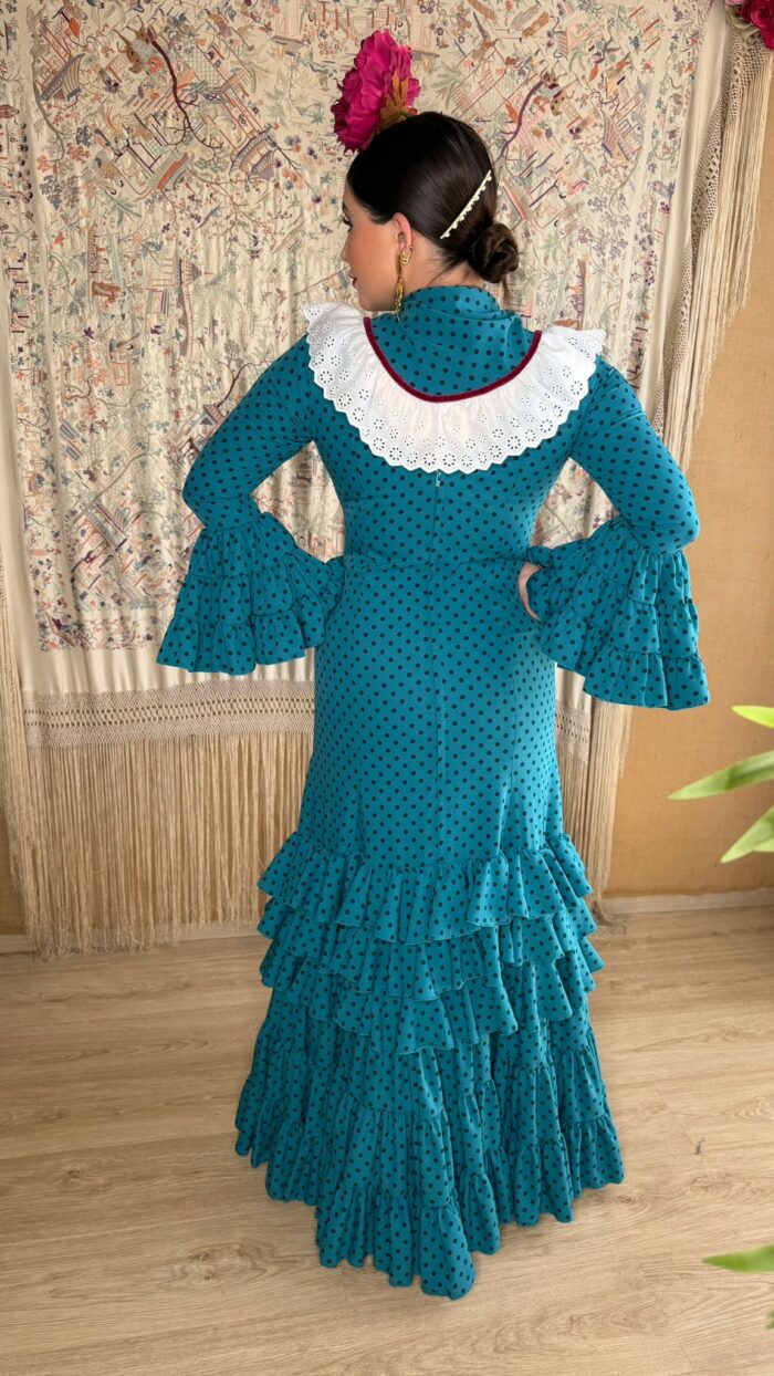 Vestido de flamenca Modelo Retama - Imagen 6