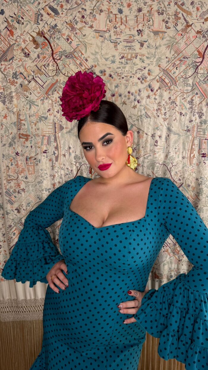 Vestido de flamenca Modelo Retama - Imagen 4