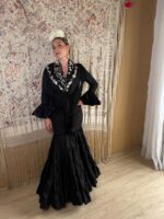 Vestido de flamenca canastero economico Modelo Rosario - Imagen 2