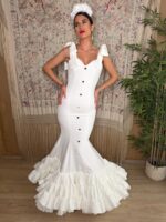 Traje de flamenca modelo Sodalita - Imagen 4