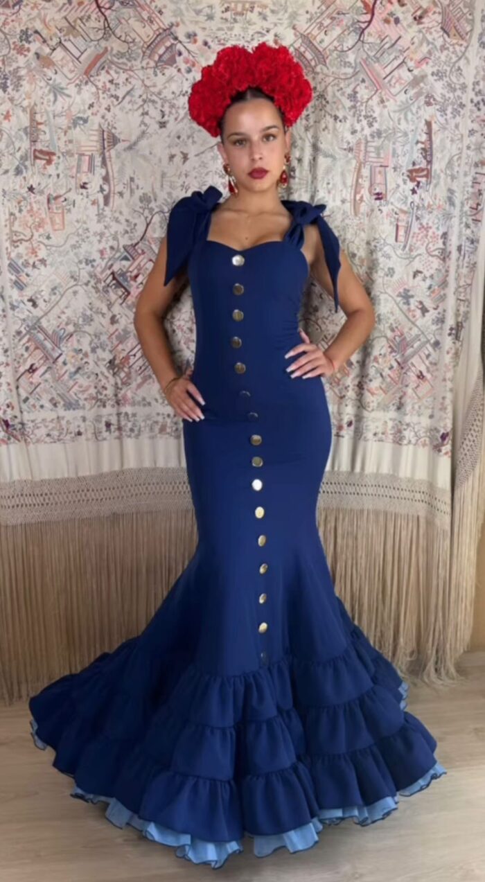 Traje de flamenca modelo Sodalita - Imagen 2