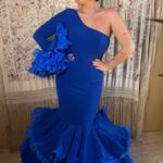 Traje de flamenca Modelo Tiento asimetrico