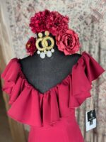 Traje de flamenca modelo Torbellino volante escote - Imagen 2