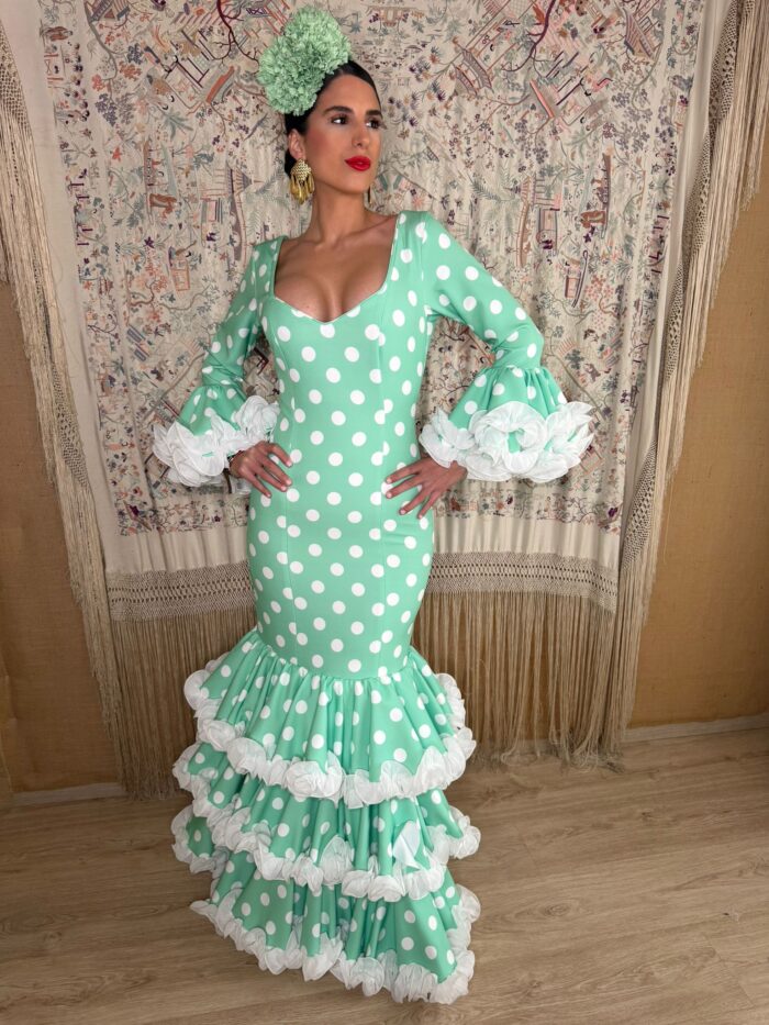 Traje de flamenca modelo Medina - Imagen 2