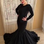 TRAJE DE FLAMENCA MODELO ALBA FERIA NEGRO