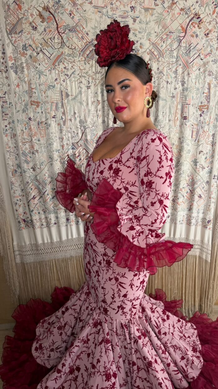 TRAJE DE FLAMENCA MODELO ZAHARA - Imagen 3