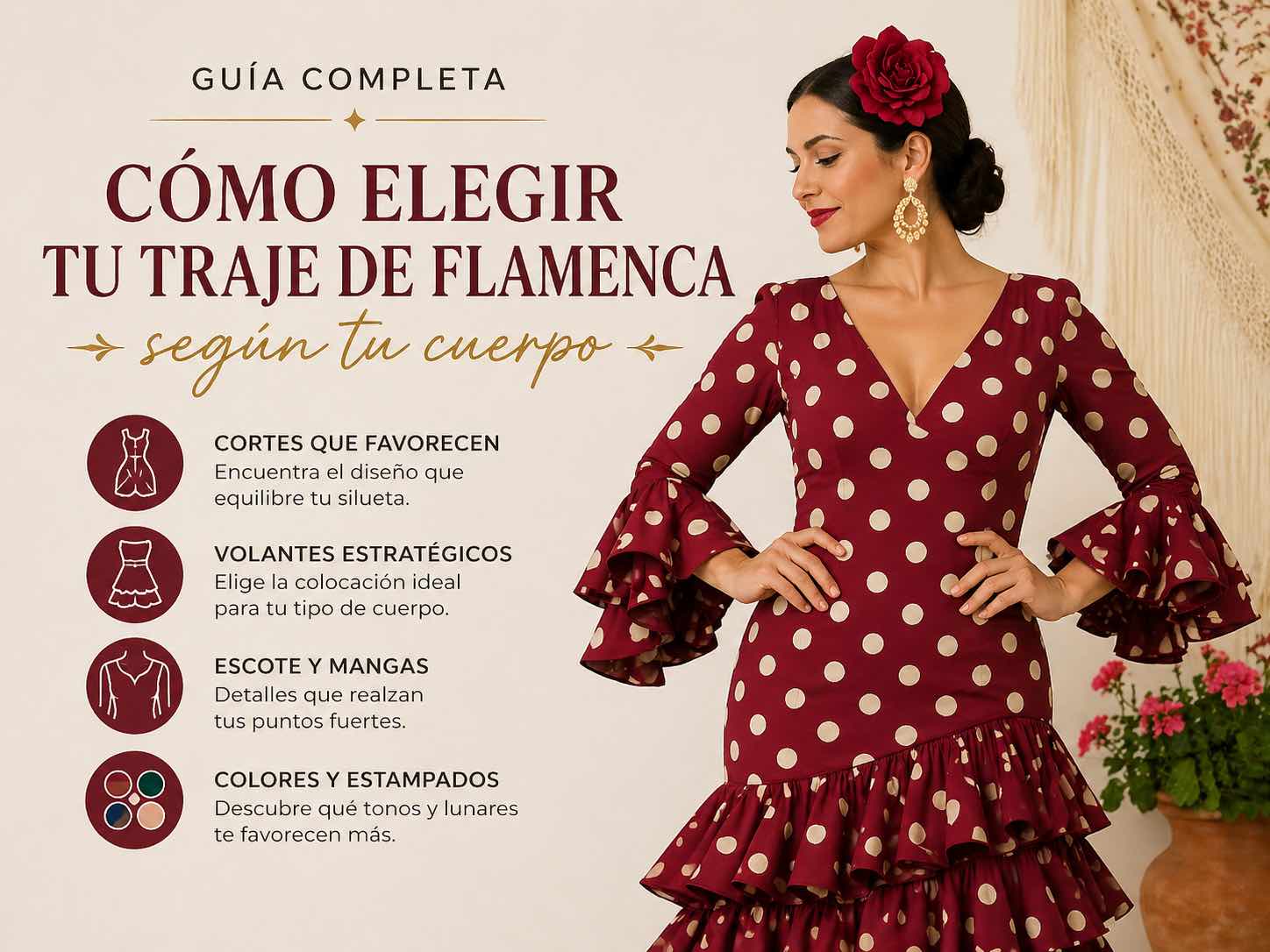 Cómo elegir un traje de flamenca según tu cuerpo