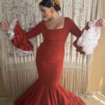 TRAJE DE FLAMENCA MODELO VERDIAL CALDERA